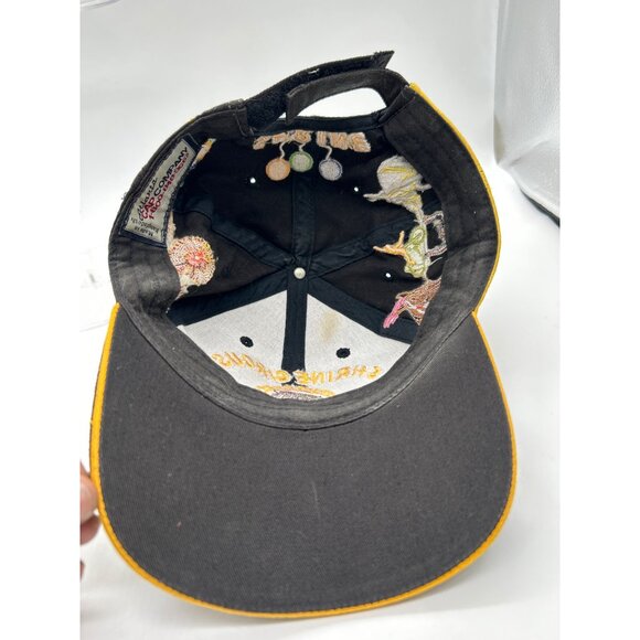 Shrine Circus Detroit Michigan Embroidered Baseball Cap‎ Adjustable Black & Gold - Picture 7 of 7